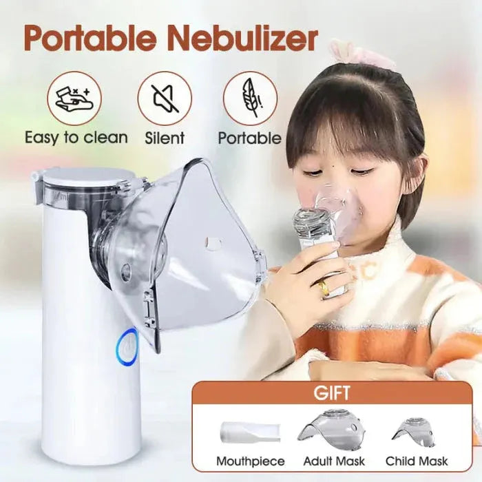 Portable Mesh Nebulizer | Quick Relief for Cough, Asthma and Chest Congestion