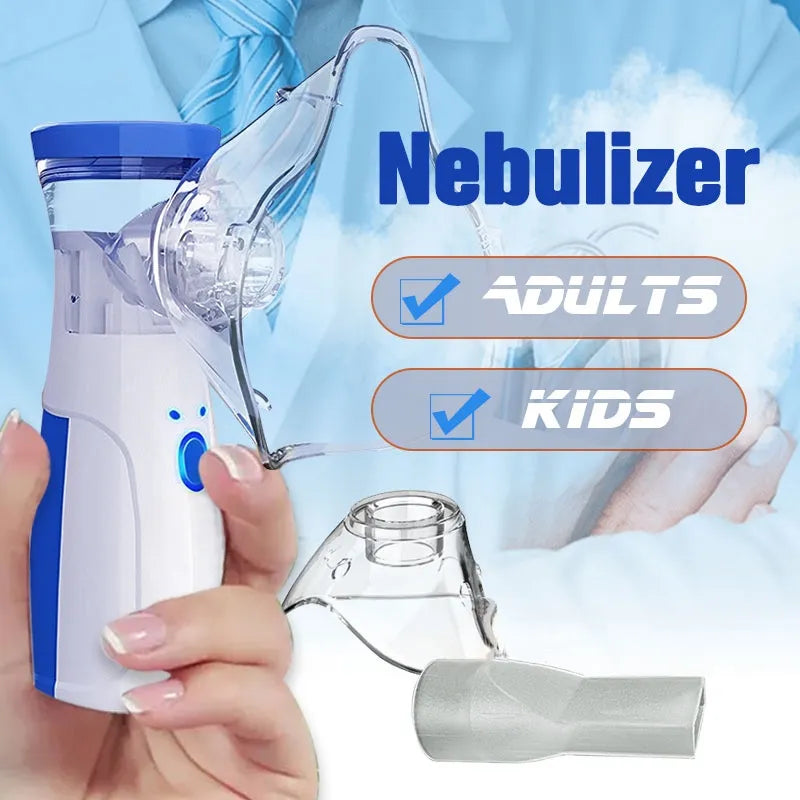 Portable Mesh Nebulizer | Quick Relief for Cough, Asthma and Chest Congestion